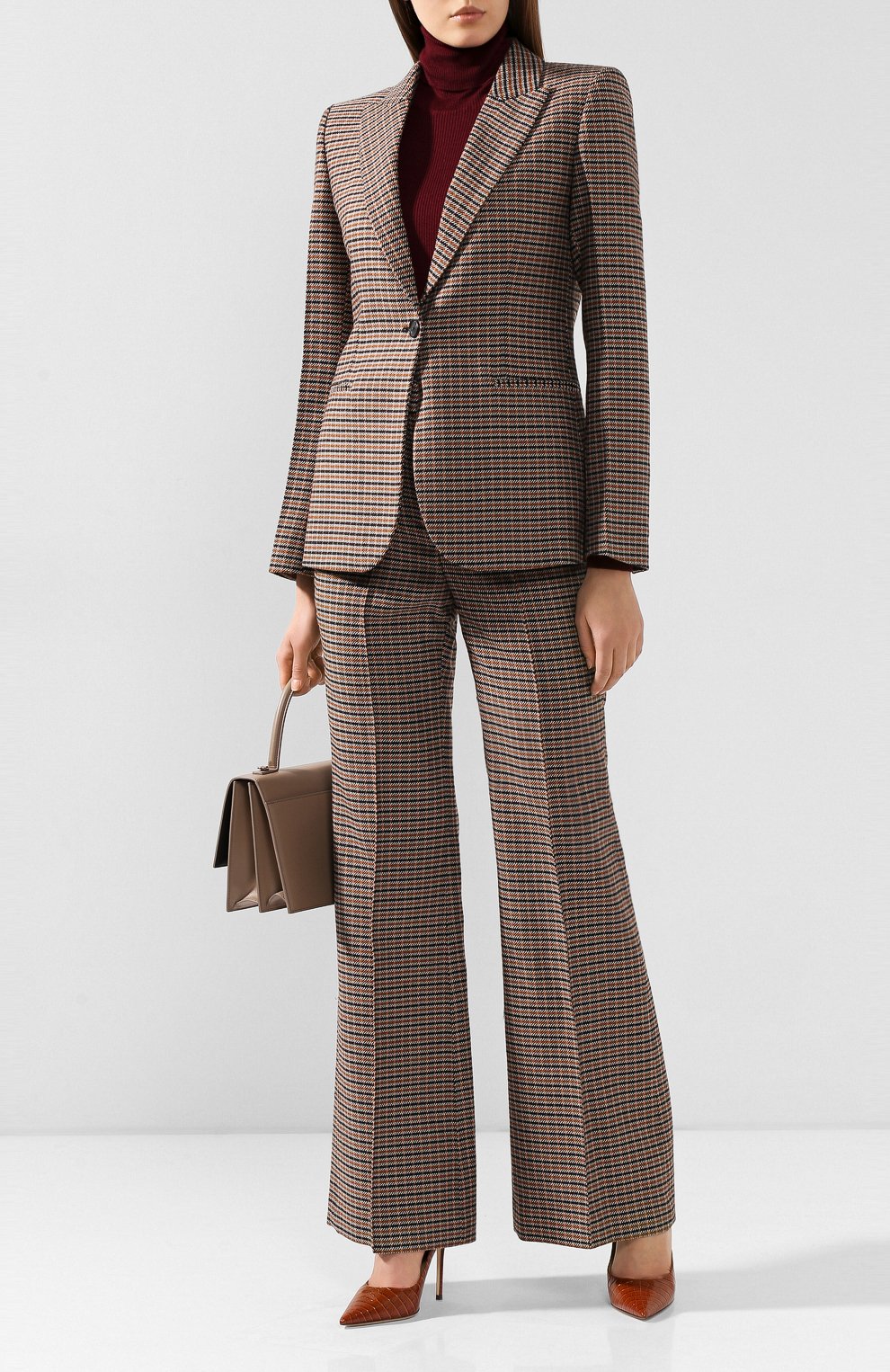 Шерстяные брюки VICTORIA BECKHAM, арт. TR WID 21102, фото 2