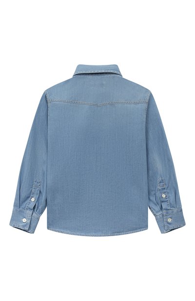 Джинсовая рубашка BRUNELLO CUCINELLI, арт. BR683C360A, фото 2