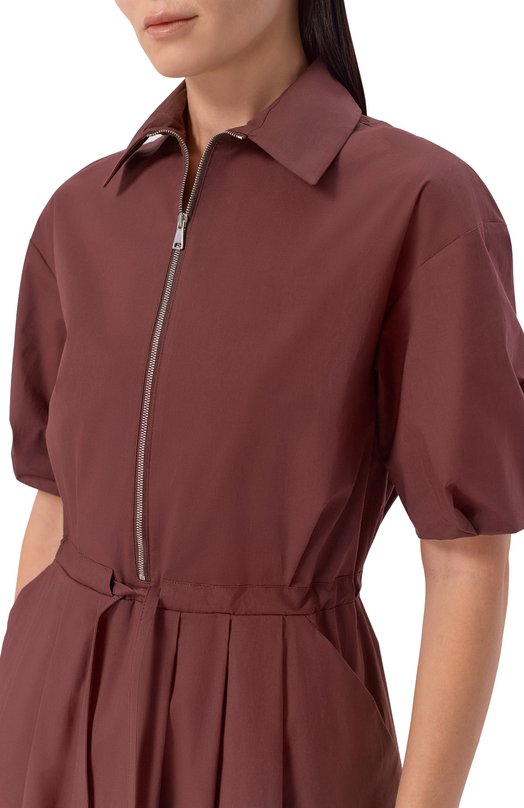 Хлопковое платье Antonelli Firenze Q6607/135B Коричневый  Q6607/135B Фото 4