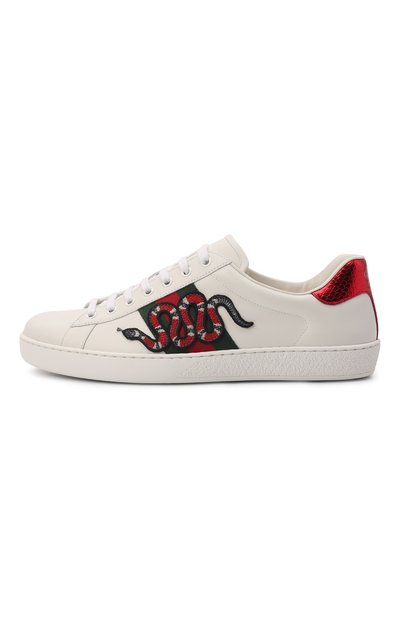 Кожаные кеды ace GUCCI, арт. 456230/02JP0, фото 4