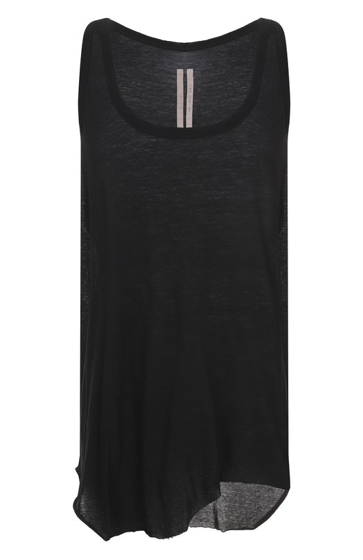 Хлопковая майка Rick Owens RR01E5101/UC Чёрный RR01E5101/UC