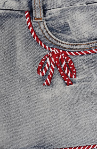 Джинсовые шорты MONNALISA, арт. 19E420NP, фото 3