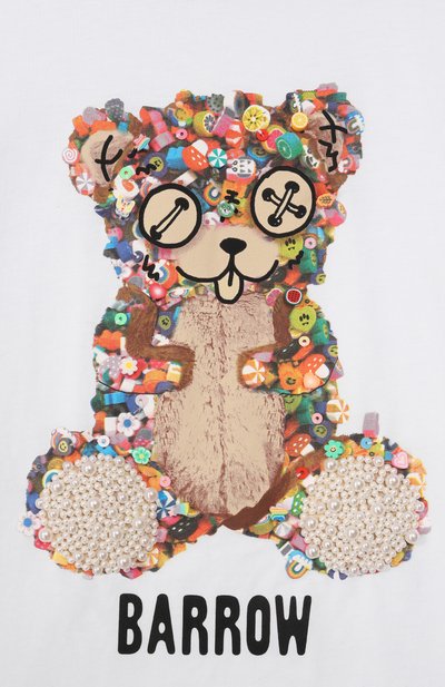 Хлопковая футболка BARROW, арт. S6BKJGTH177, фото 3