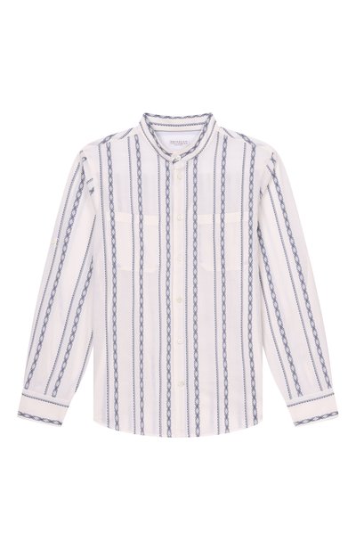 Хлопковая рубашка BRUNELLO CUCINELLI, арт. BA687C330C