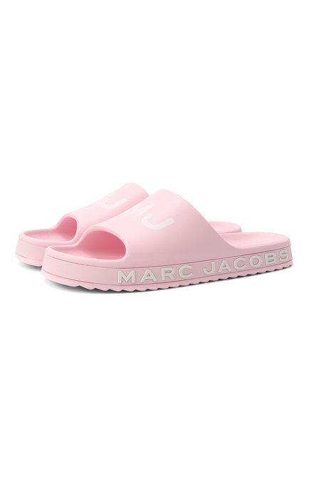 Детский шлепанцы MARC JACOBS (THE) светло-розового цвета, арт. W60529 | Фото 1 (Нос: Не проставлено; Материал сплава: Проставлено)