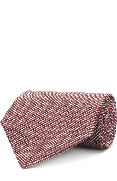 Мужской шелковый галстук с узором ZEGNA, арт. Z3E26/1XW