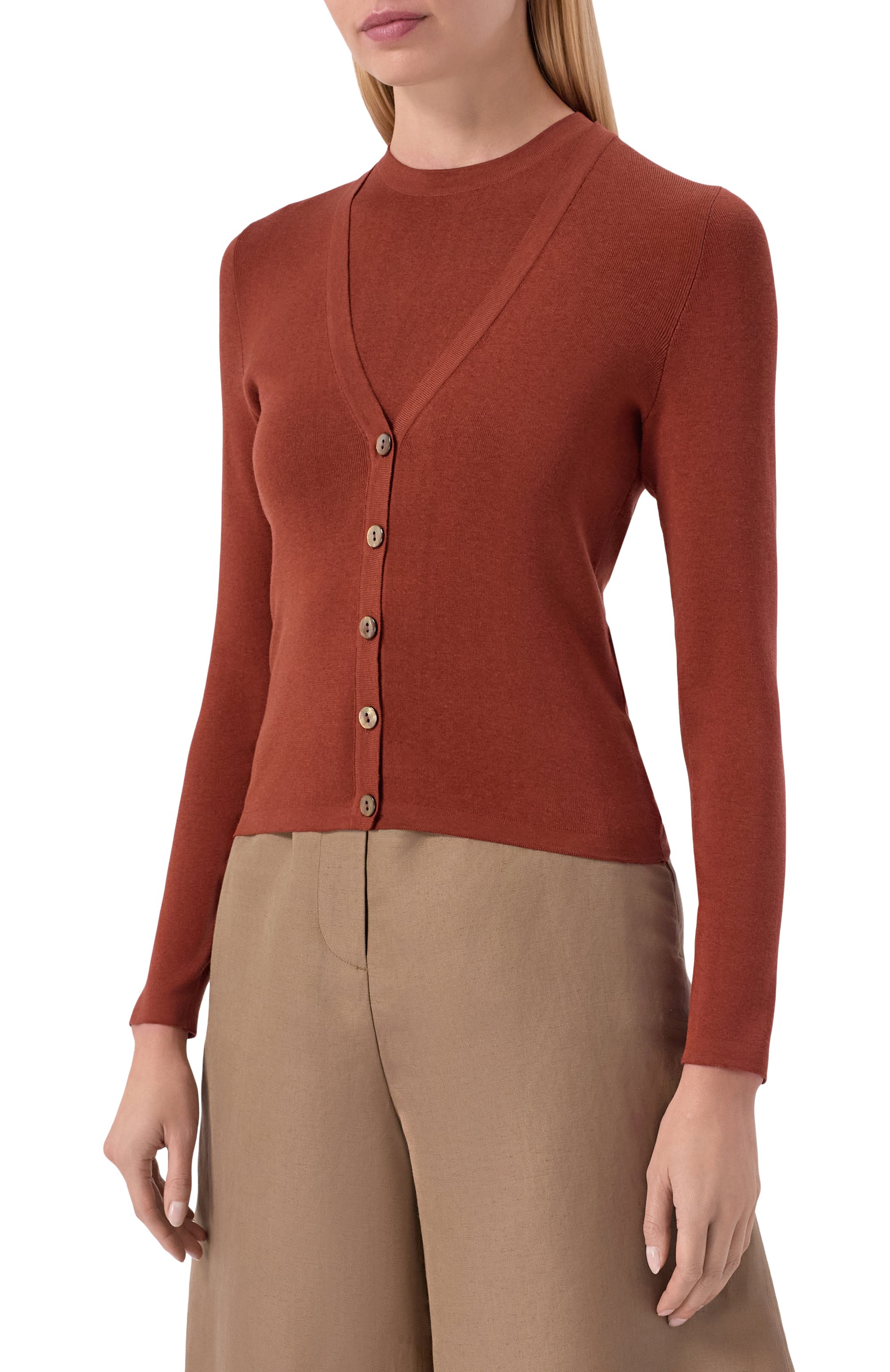 Кардиган из шелка и хлопка MVST, арт. M26.2PW.K222/Y201, фото 3