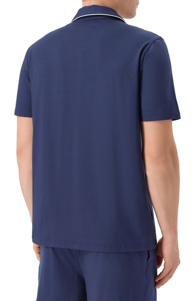 Пижама DEREK ROSE темно-синего цвета по цене 48450 руб., арт. 4090/BASE001, фото 4 Пижама DEREK ROSE, арт. 4090/BASE001, фото 4