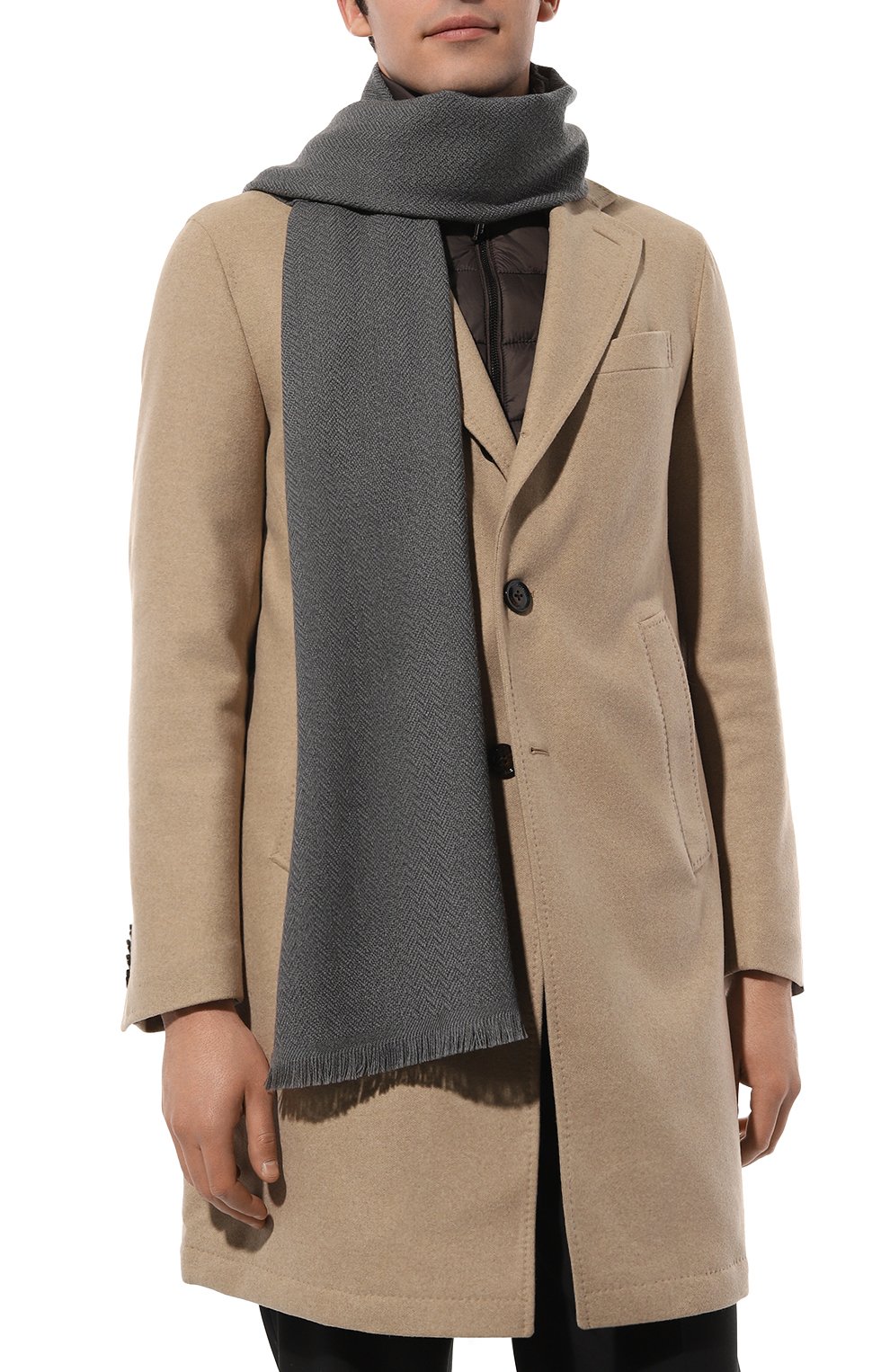 Шерстяной шарф CANALI, арт. 06/TF00268, фото 3