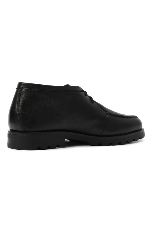 Кожаные ботинки Detroit Santoni MGDG18609NE0AHAS Чёрный  MGDG18609NE0AHAS Фото 5