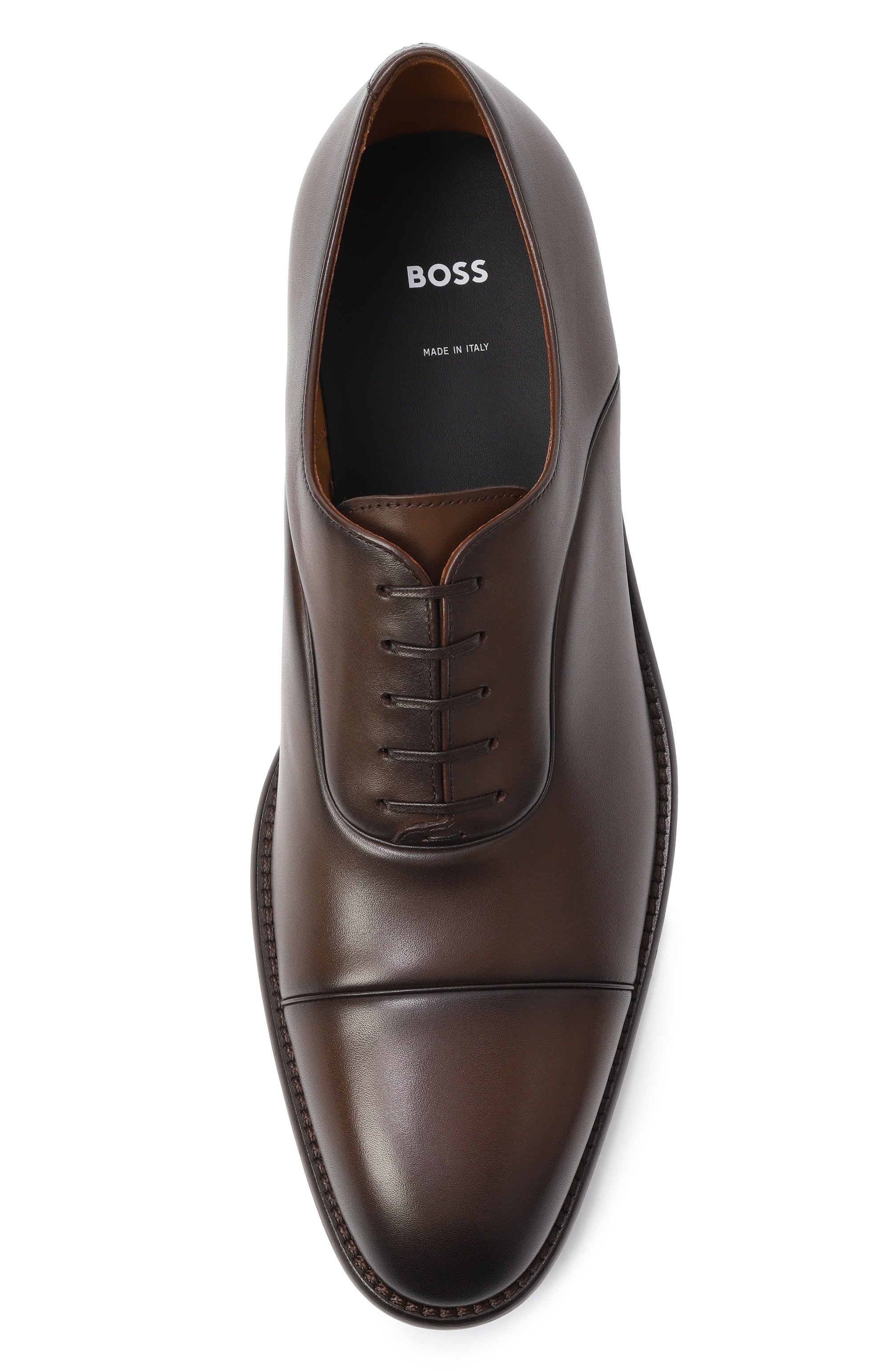 Кожаные оксфорды derrek BOSS, арт. 50546997, фото 6