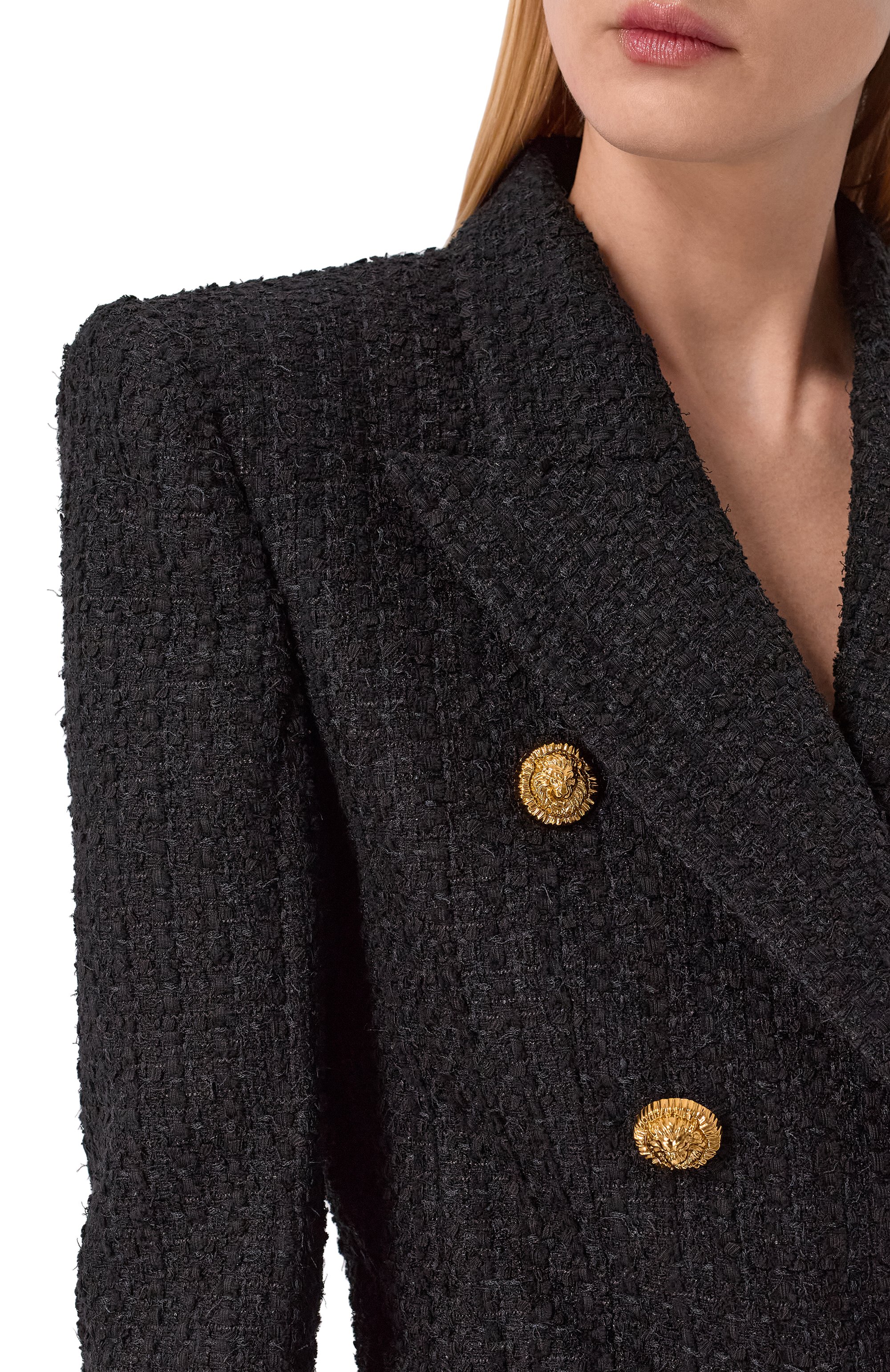 Твидовый жакет BALMAIN, арт. GF1SI505/XL81, фото 5