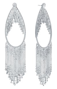 Серьги MIKE JOSEPH бесцветного цвета по цене 3536250 руб., арт. EAR219(W), фото 2 Серьги MIKE JOSEPH, арт. EAR219(W), фото 2