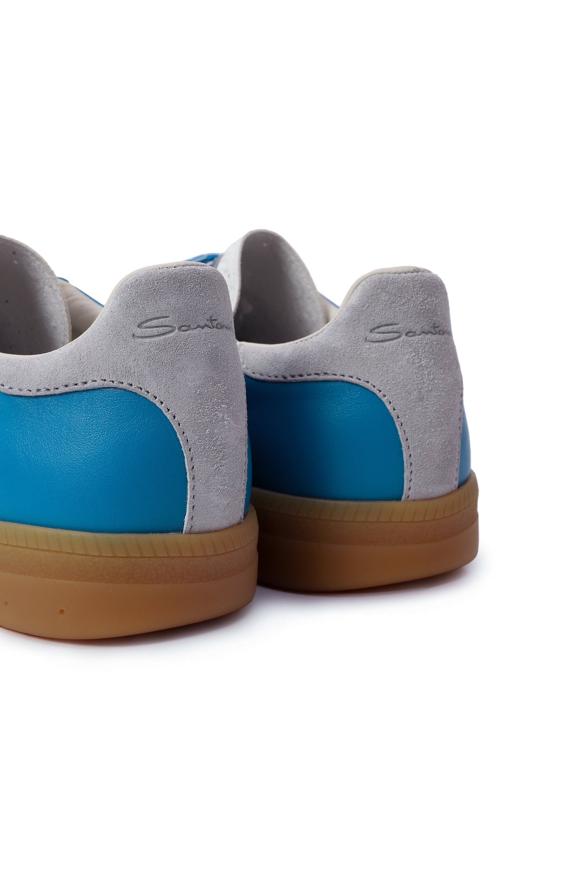 Кожаные кеды dbs oly SANTONI, арт. WBPG61244FARSKBE, фото 7