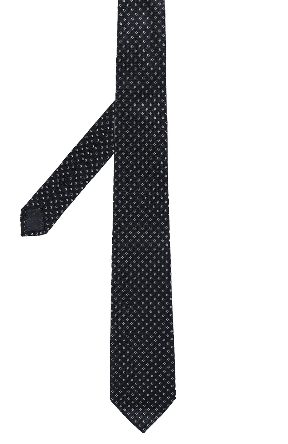 Шелковый галстук EMPORIO ARMANI темно-синего цвета по цене 13400 руб., арт. 340075/4F647, фото 3 Шелковый галстук EMPORIO ARMANI, арт. 340075/4F647, фото 3