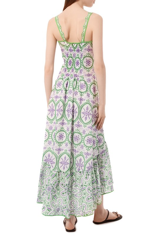 Хлопковое платье Charo Ruiz Ibiza 233620 Разноцветный  233620 Фото 4