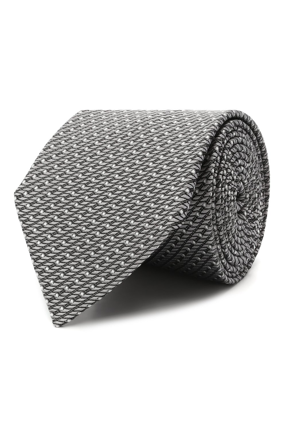 Шелковый галстук LANVIN серого цвета по цене 13950 руб., арт. 3209/TIE, фото 1 Шелковый галстук LANVIN, арт. 3209/TIE, фото 1