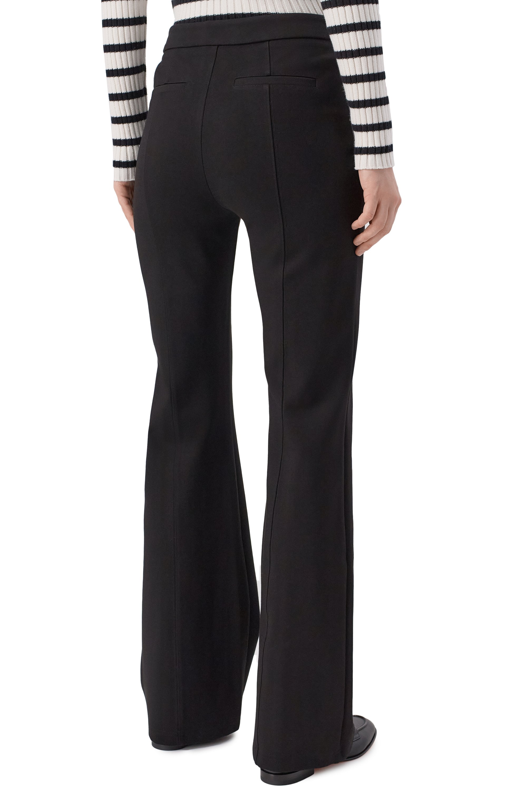 Брюки из вискозы PAIGE черного цвета по цене 44000 руб., арт. 1F29594-1086, фото 4 Брюки из вискозы PAIGE, арт. 1F29594-1086, фото 4