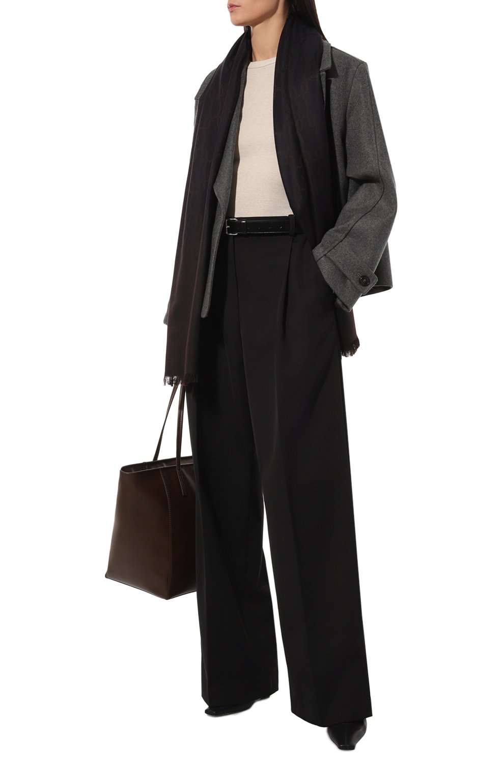 Шарф из кашемира и шелка AGNONA, арт. AS06Z1E/H7057E, фото 2