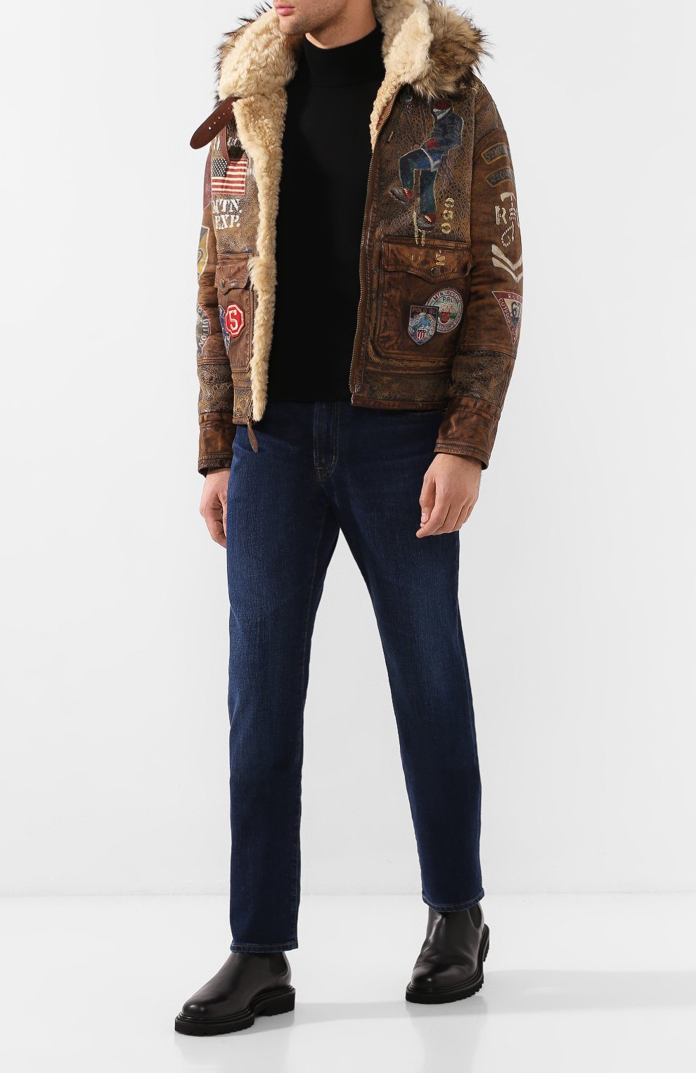 Дубленка из овчины POLO RALPH LAUREN, арт. 710761396, фото 2