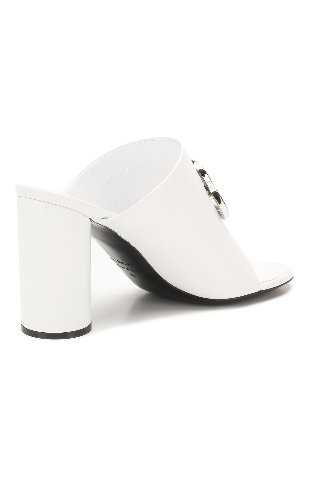 Кожаные мюли oval BALENCIAGA, арт. 604065/WA8F8, фото 4
