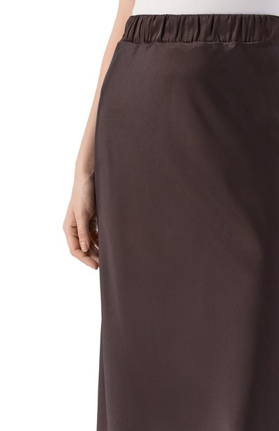 Юбка D.EXTERIOR темно-коричневого цвета по цене 39950 руб., арт. 61717, фото 5 Юбка D.EXTERIOR, арт. 61717, фото 5