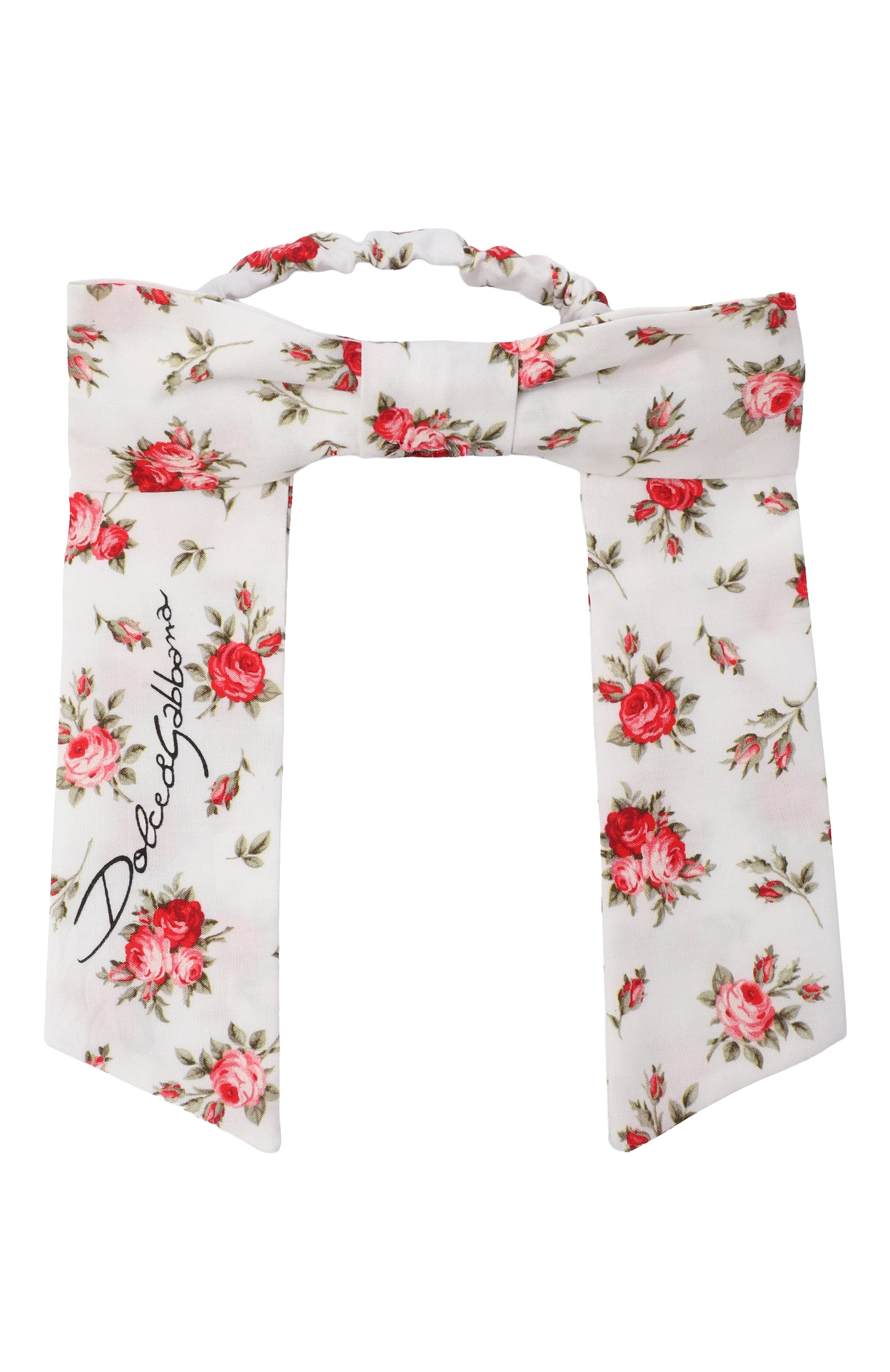 Бант-резинка DOLCE & GABBANA кремового цвета по цене 14500 руб., арт. LB7A25/HS5UB, фото 1 Бант-резинка DOLCE & GABBANA, арт. LB7A25/HS5UB, фото 1