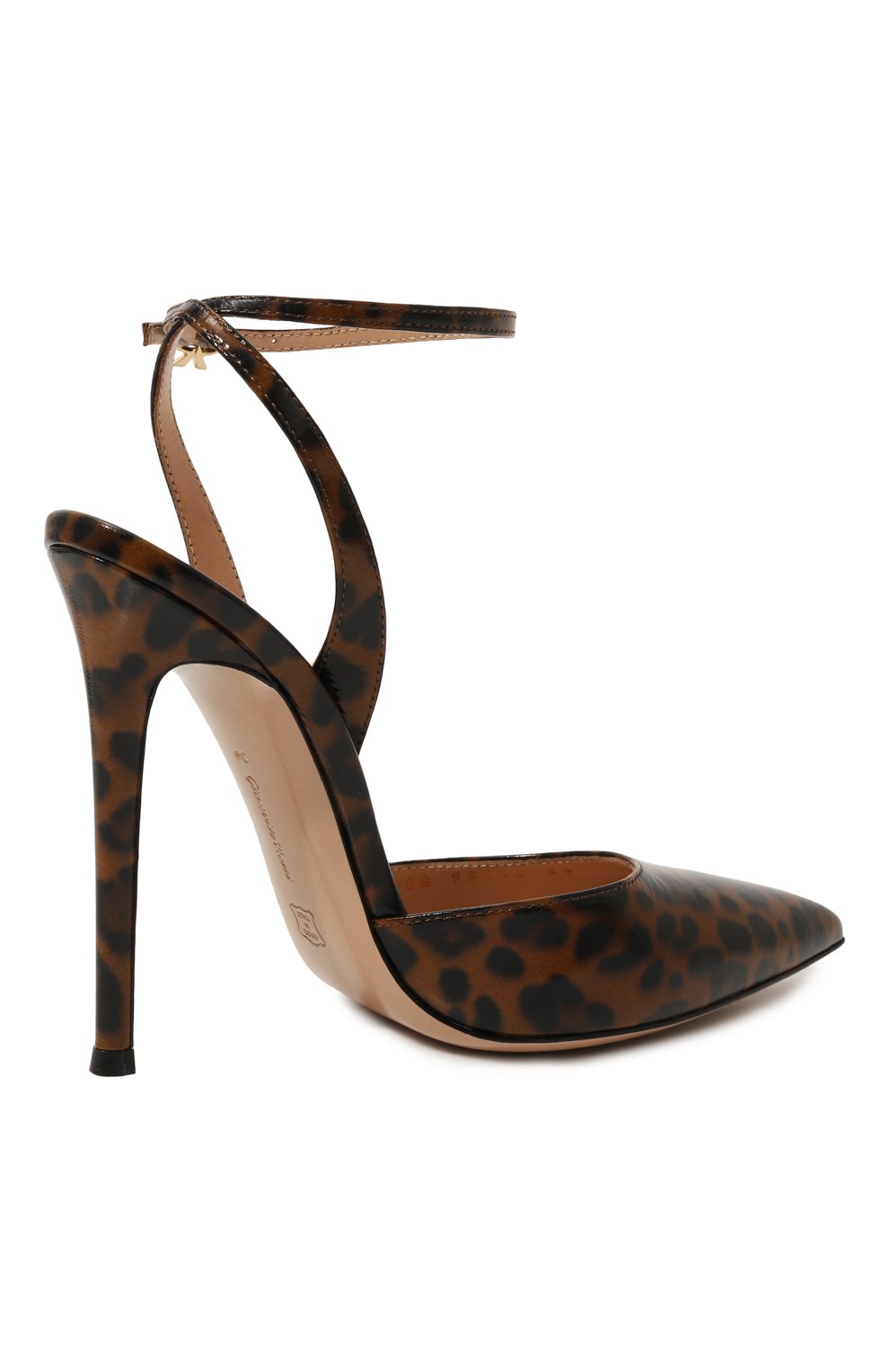 Кожаные туфли cara GIANVITO ROSSI леопардового цвета по цене 79150 руб., арт. G95416.11RIC.NUILEPA, фото 5 Кожаные туфли cara GIANVITO ROSSI, арт. G95416.11RIC.NUILEPA, фото 5