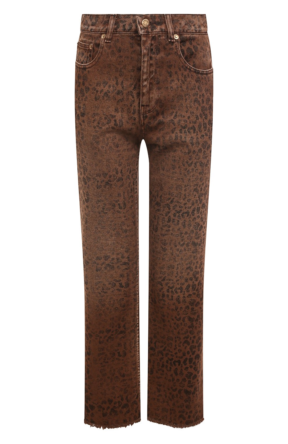 Джинсы GOLDEN GOOSE DELUXE BRAND леопардового цвета по цене 49950 руб., арт. GWP00843.P000623, фото 1 Джинсы GOLDEN GOOSE DELUXE BRAND, арт. GWP00843.P000623, фото 1