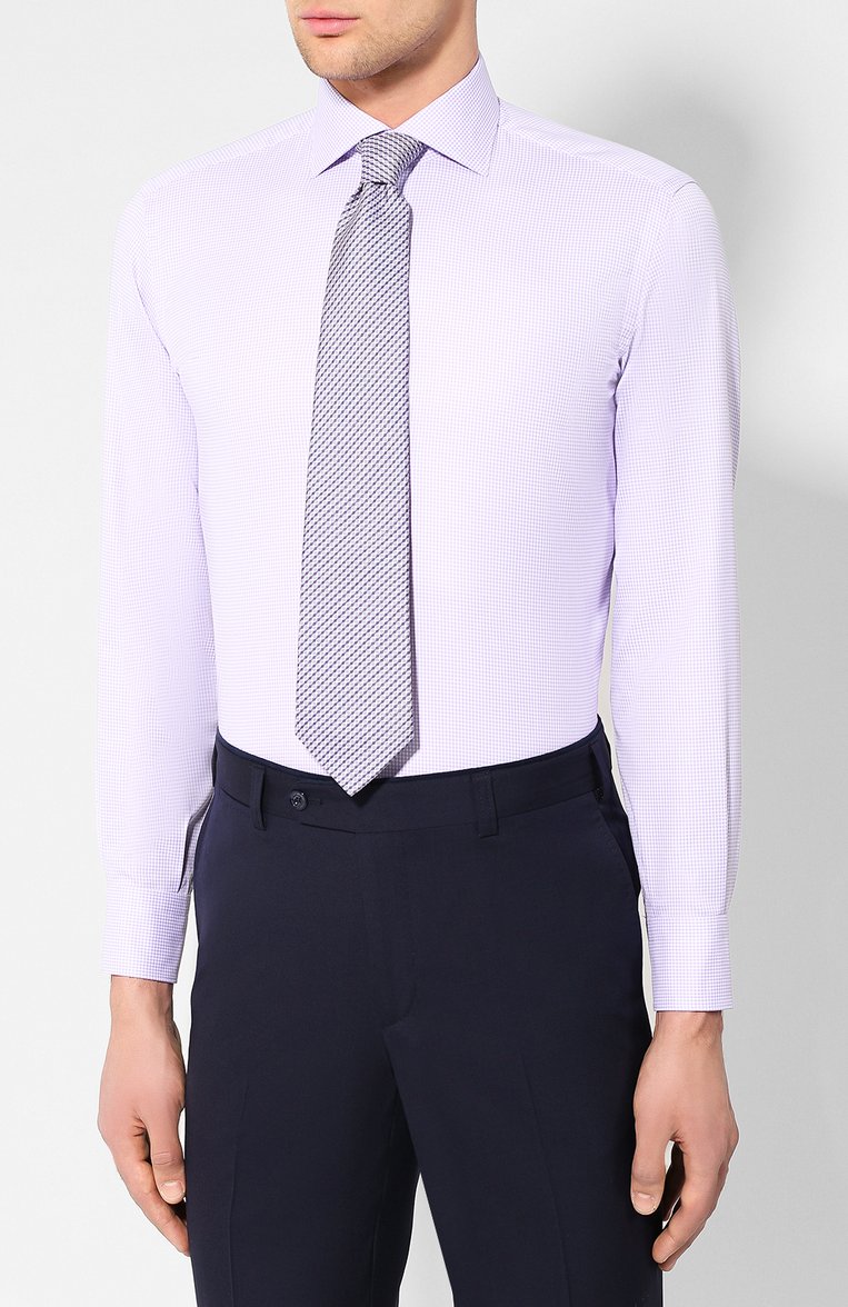 Хлопковая сорочка с воротником кент BRIONI, арт. RCL815/P806H, фото 4