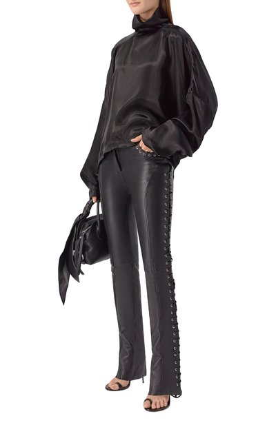 Женская атласная блузка RICK OWENS, арт. RP01F6216/N