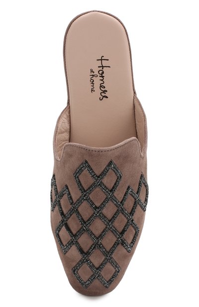 Домашние туфли из замши HOMERS AT HOME, арт. 19075R/ANTE, фото 5