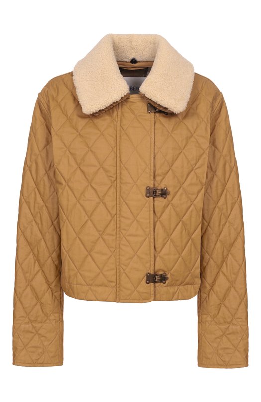 Хлопковая куртка Burberry 8117768 Бежевый 8117768