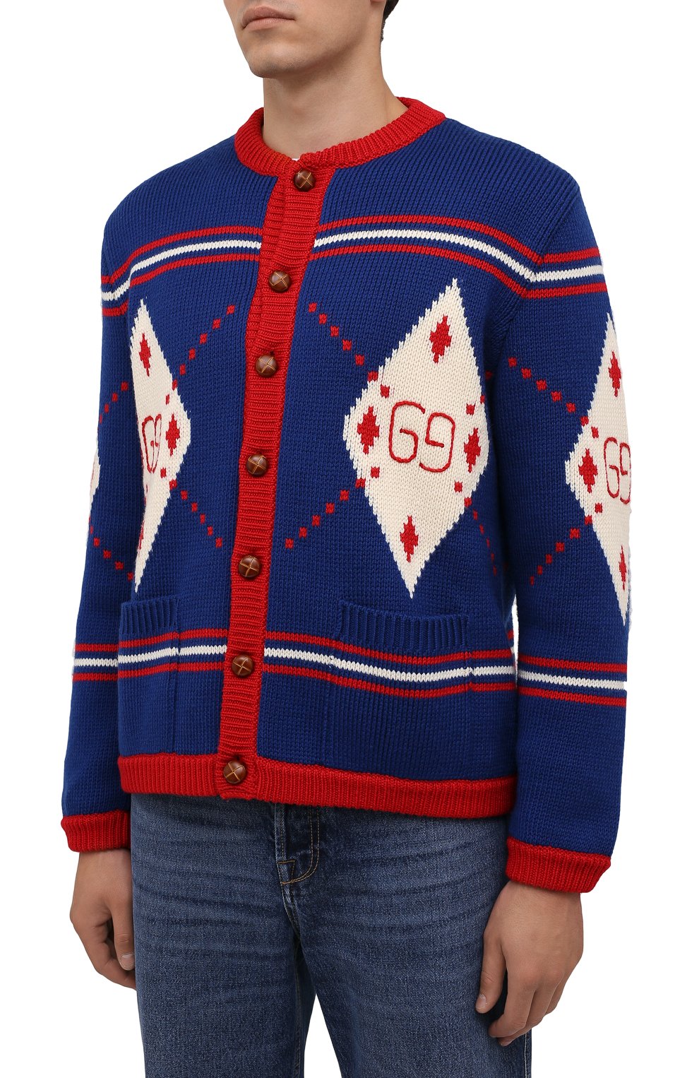 Шерстяной кардиган GUCCI, арт. 663479/XKBYS, фото 3