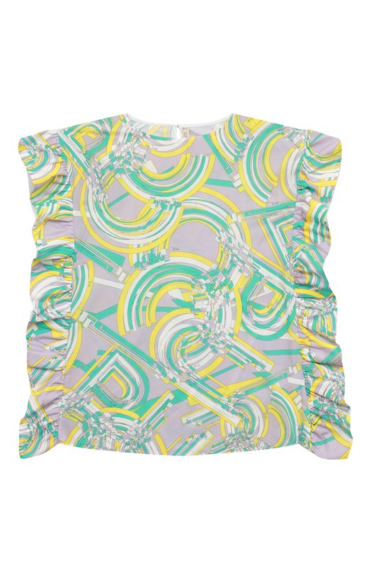 

Хлопковая туника Emilio Pucci, Сиреневый