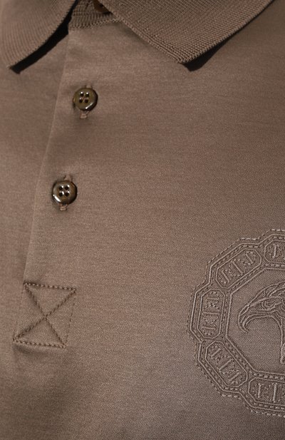 Хлопковое поло STEFANO RICCI, арт. K111025P13/T23260, фото 5