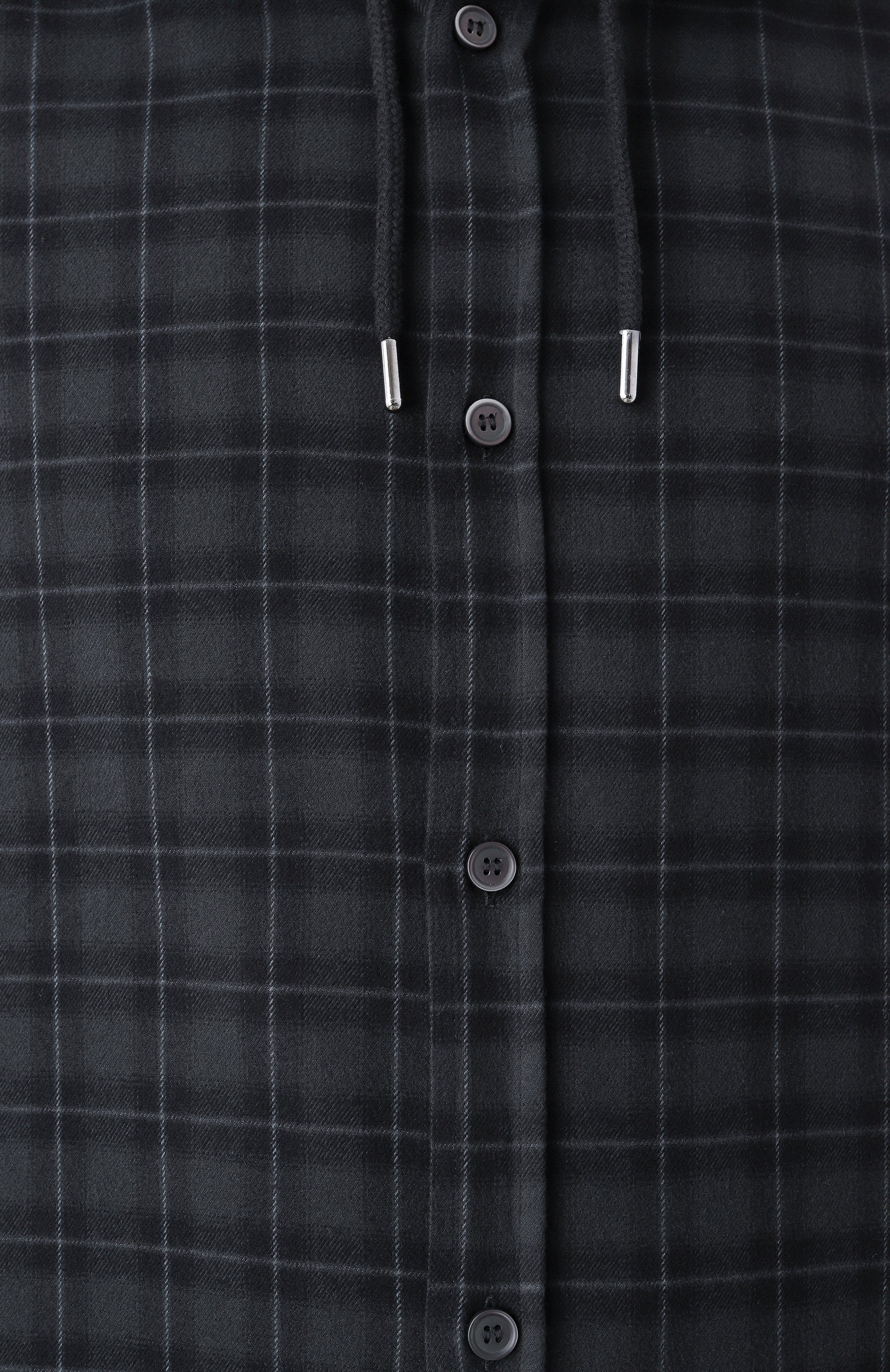 Рубашка из хлопка и вискозы DIESEL темно-серого цвета по цене 33200 руб., арт. A16214/0TKAG, фото 6 Рубашка из хлопка и вискозы DIESEL, арт. A16214/0TKAG, фото 6