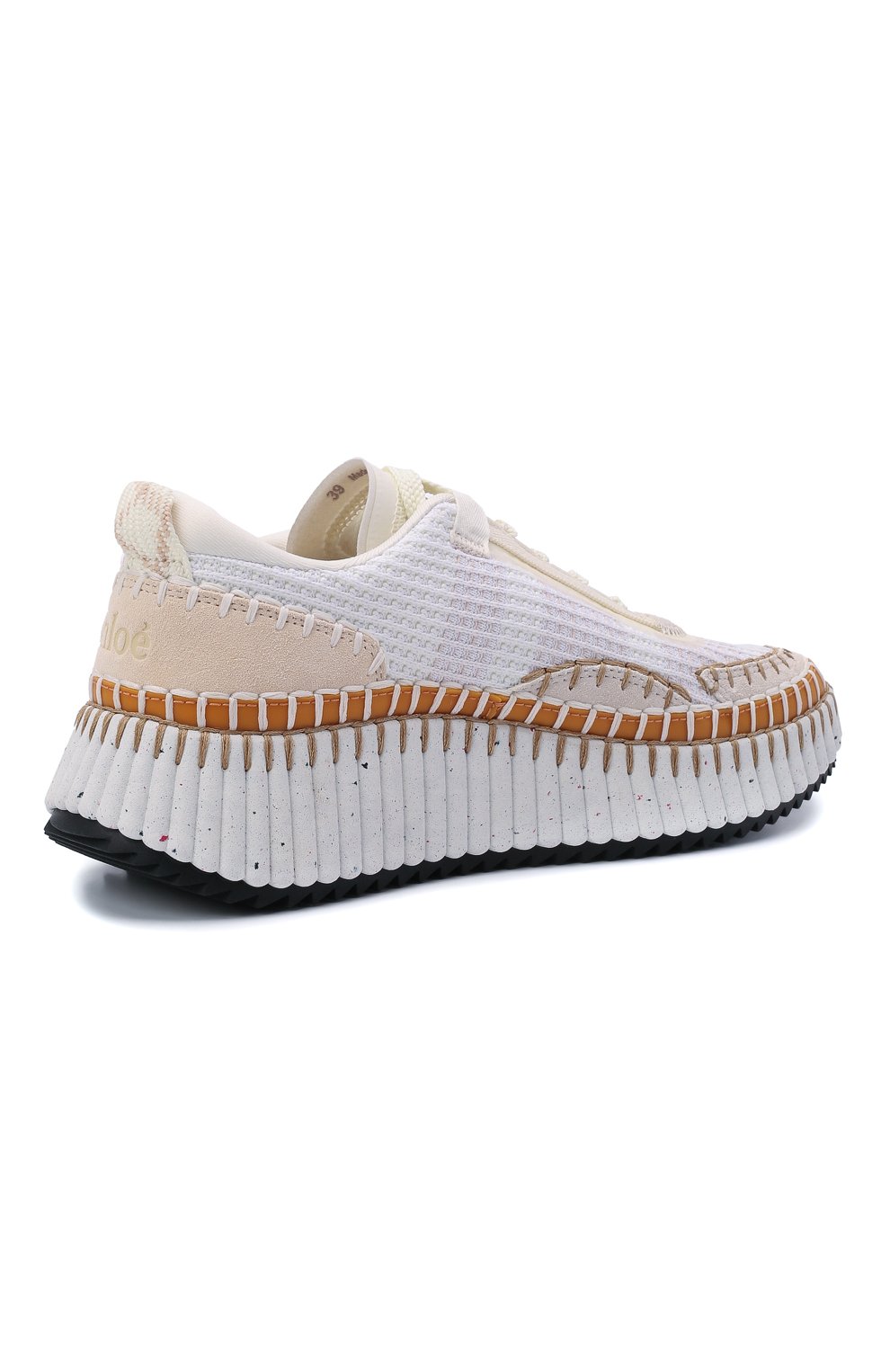 Текстильные кроссовки nama CHLOÉ, арт. CHC22S579Y0, фото 5