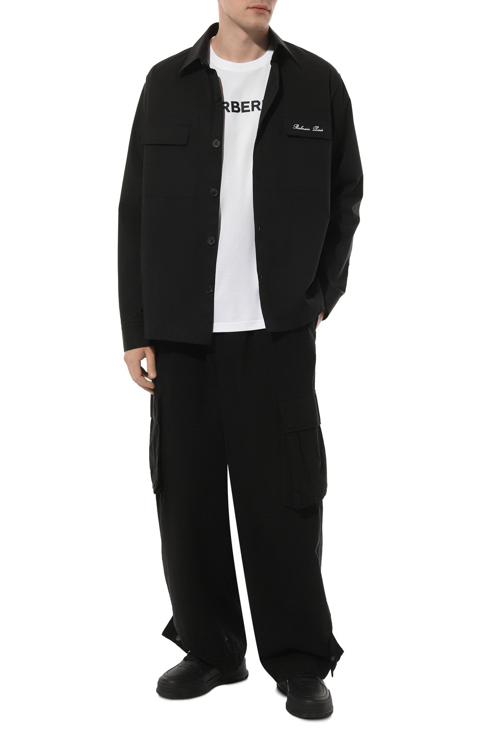 Хлопковая футболка BURBERRY, арт. 8055309, фото 2