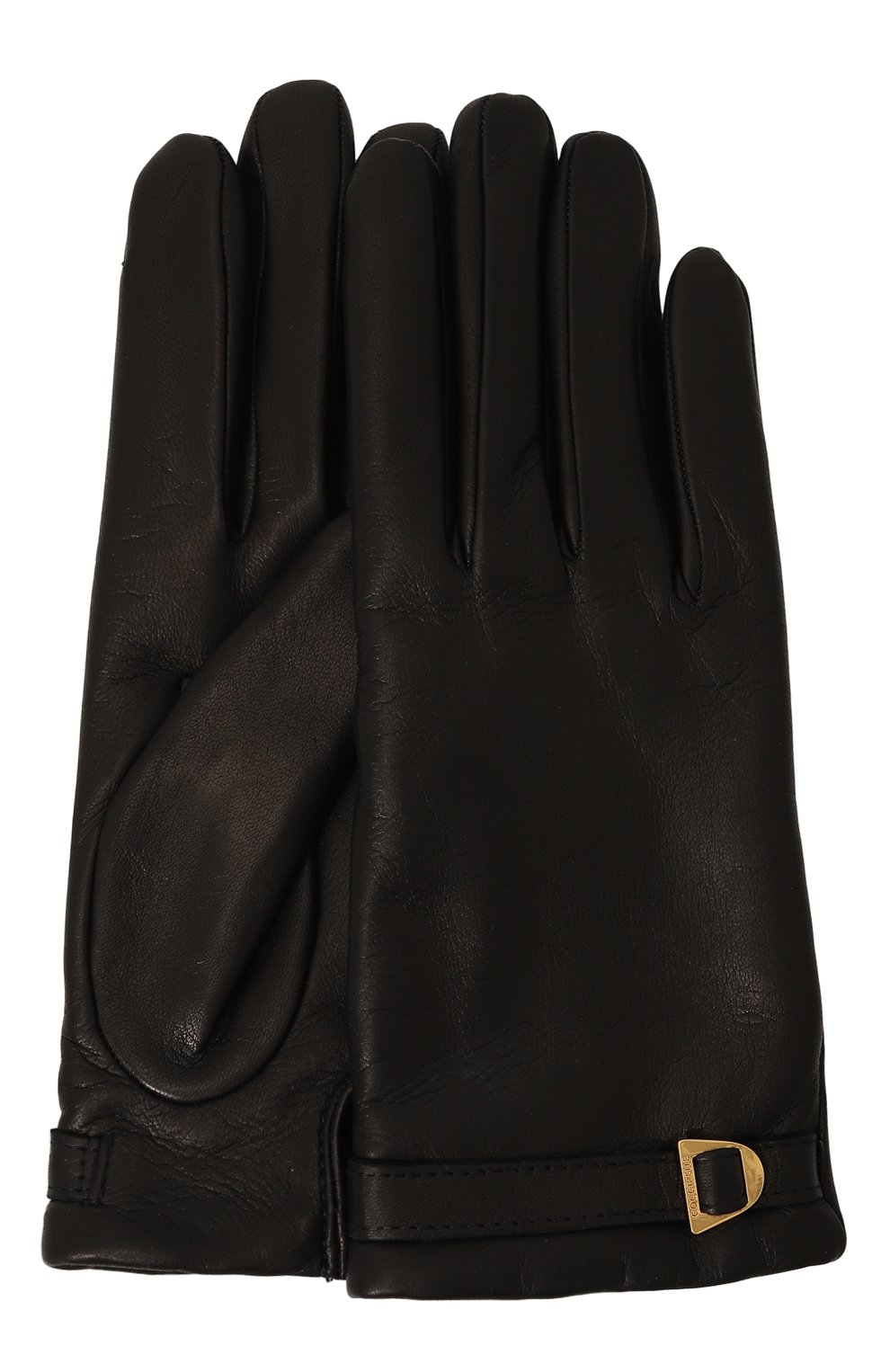 Кожаные перчатки COCCINELLE черного цвета по цене 15500 руб., арт. E7MY0410101, фото 1 Кожаные перчатки COCCINELLE, арт. E7MY0410101, фото 1