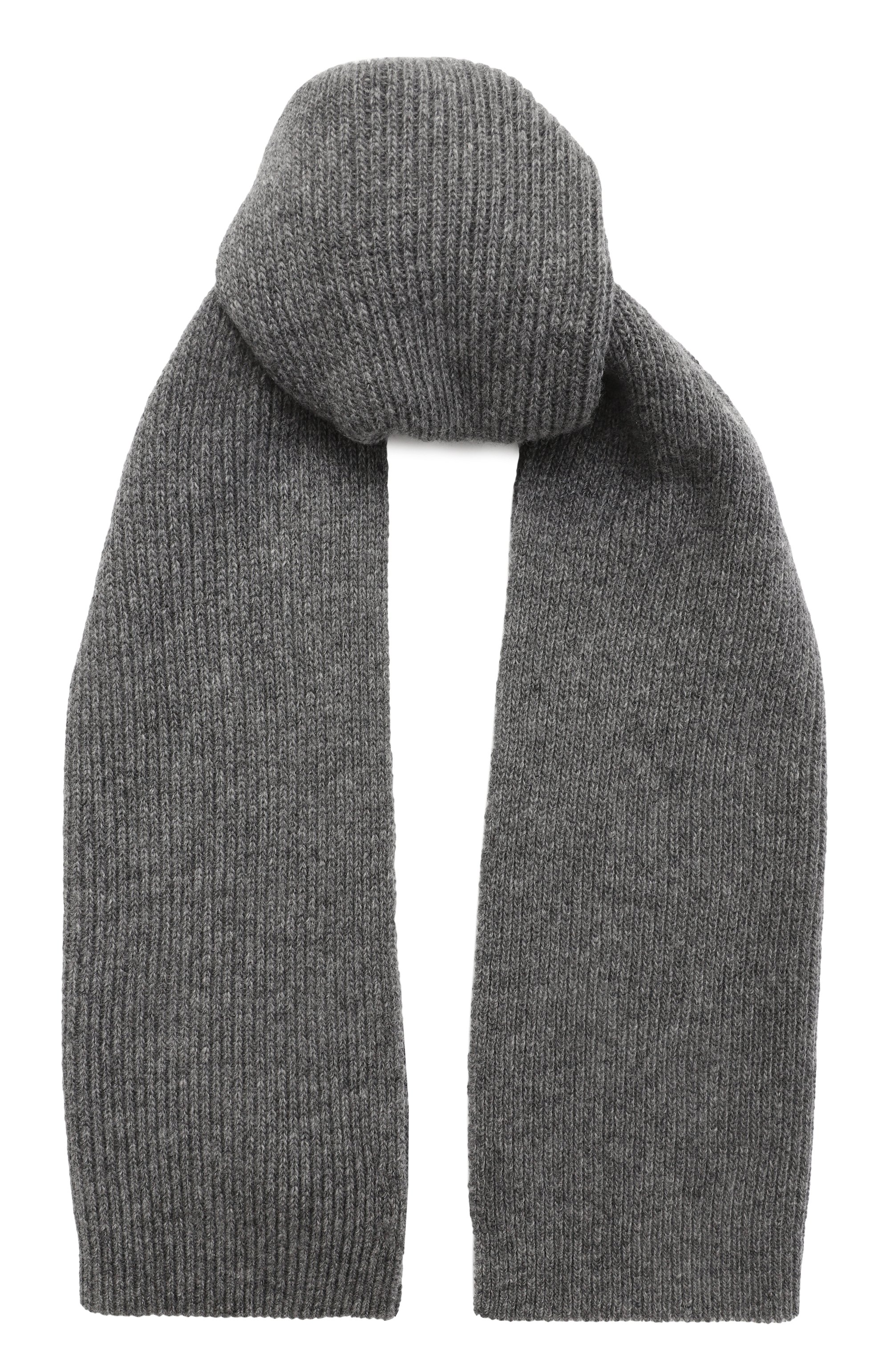 Шерстяной шарф IL GUFO серого цвета по цене 12900 руб., арт. A25GSP0002EM220, фото 1 Шерстяной шарф IL GUFO, арт. A25GSP0002EM220, фото 1