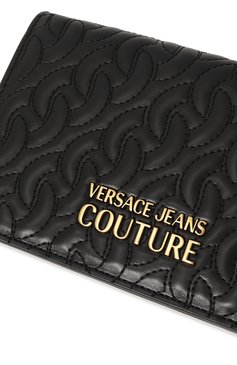 Женская сумка thelma VERSACE JEANS COUTURE черного цвета, арт. 75VA5PA6/ZS803 | Фото 3 (Сумки-технические: Сумки через плечо; Материал сплава: Проставлено; Размер: mini; Драгоценные камни: Проставлено; Материал: Экокожа)