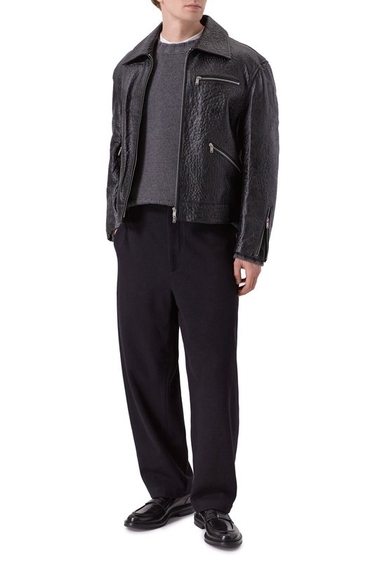 Кожаная куртка Jil Sander J21SW0108/J07223 Чёрный  J21SW0108/J07223 Фото 2