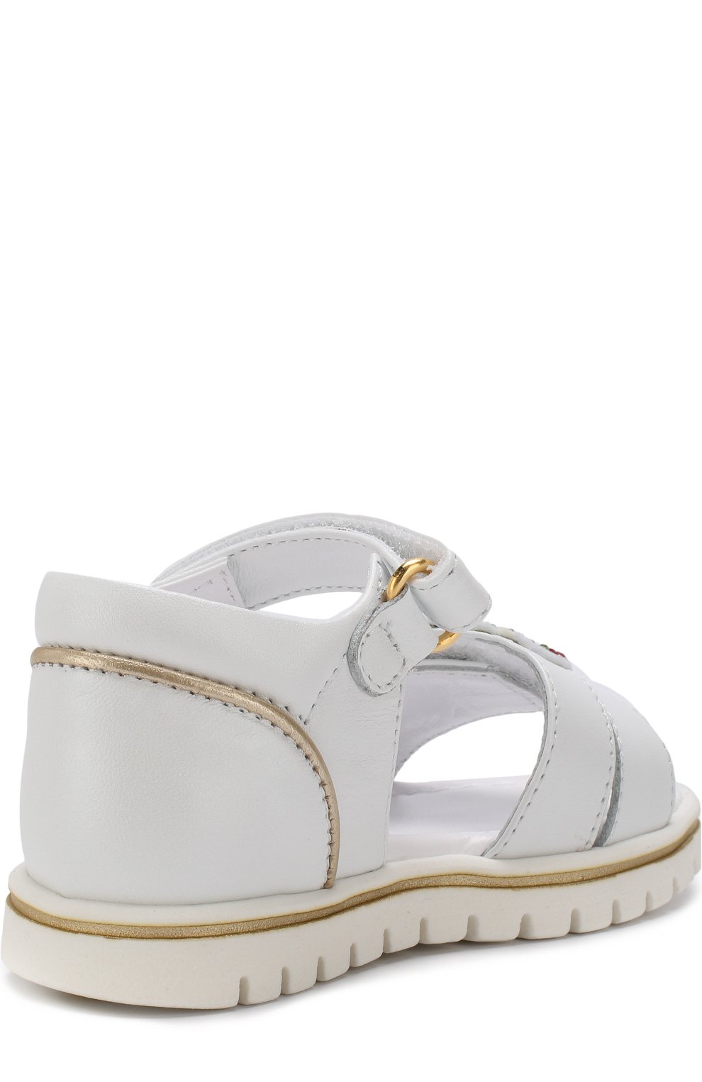 Кожаные сандалии с застежками велькро и стразами MISSOURI, арт. 5125 A/18-26, фото 3