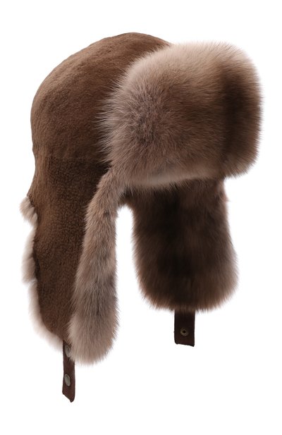 Мужская меховая шапка-ушанка из норки и соболя VICTORIA KUSENKOVA, арт. 320513605227