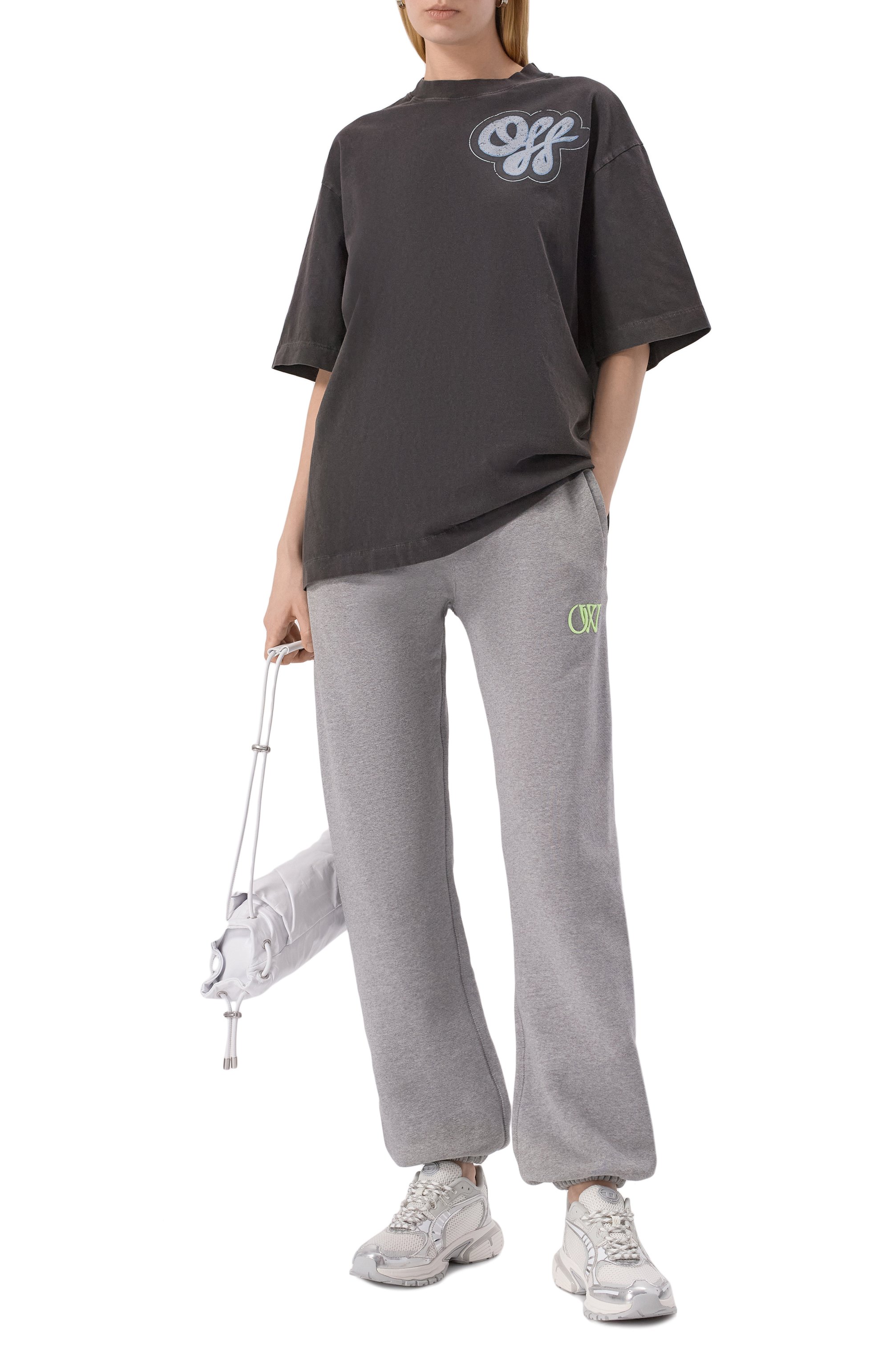 Хлопковая футболка OFF-WHITE, арт. 0WAA134S25JER003, фото 2