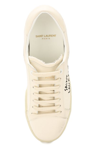 Текстильные кеды court classic SAINT LAURENT, арт. 529016/GUP10, фото 5