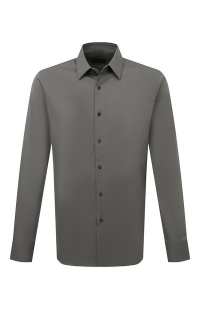 Мужская хлопковая рубашка PRADA, арт. UCM608-F62-F0BJ9