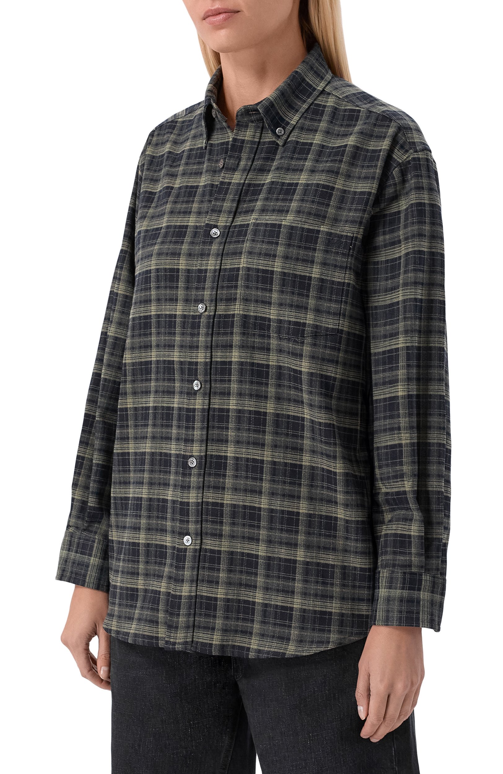 Рубашка DUNST темно-синего цвета по цене 15050 руб., арт. UDSH6C103N2, фото 3 Рубашка DUNST, арт. UDSH6C103N2, фото 3