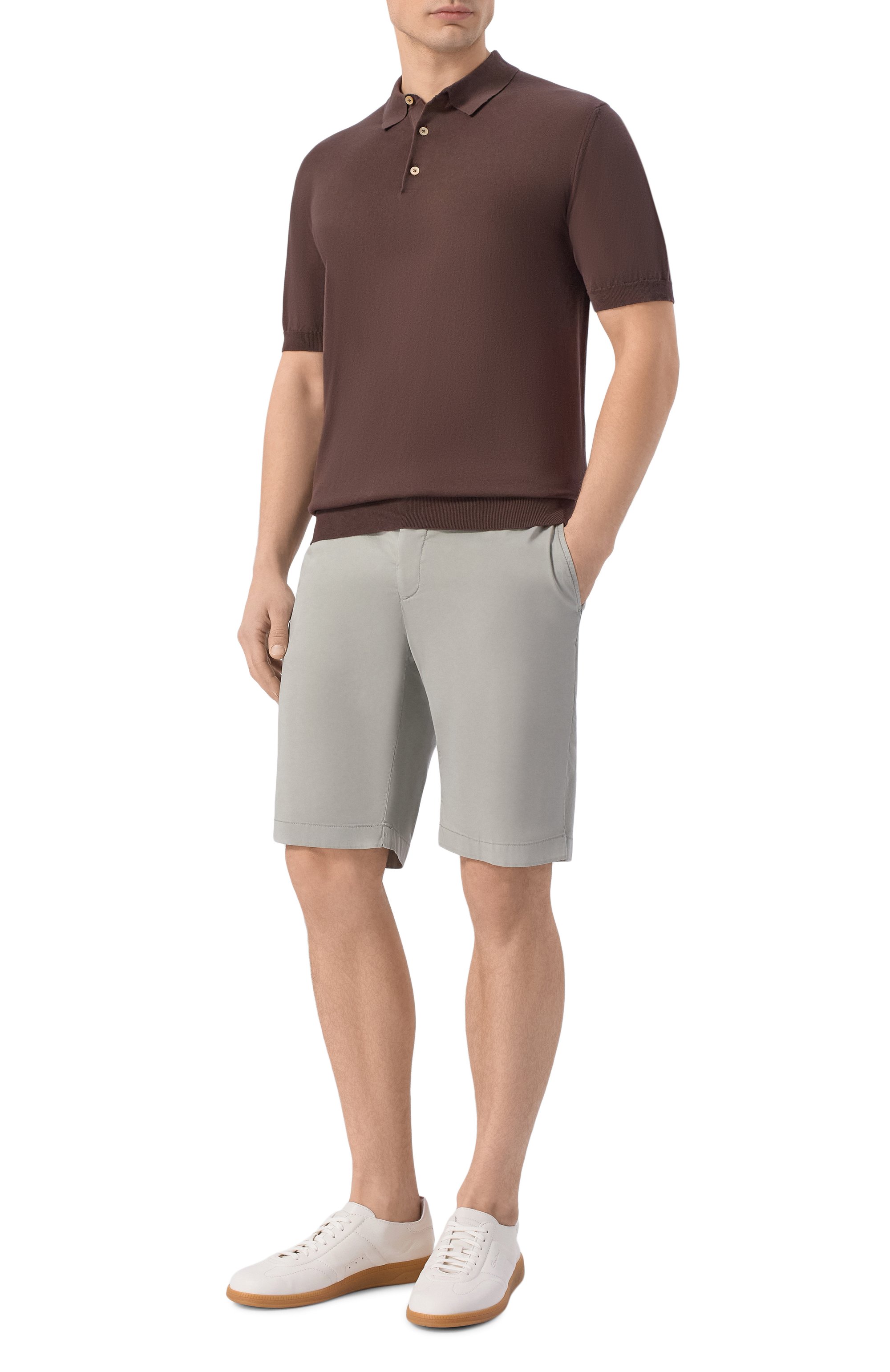 Шорты из хлопка и шелка BERWICH, арт. SH0RT SPIAGGIA-GD/DV0955X, фото 2